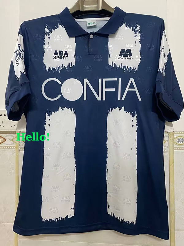 1995-1996 Monterrey Away Retro Soccer Jersey