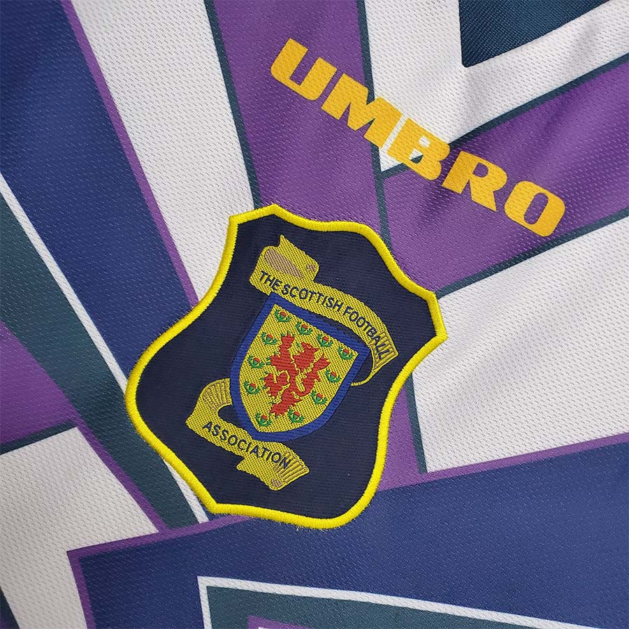 1994-1996 Scotland White Retro Soccer Jersey