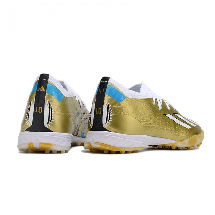 X Speedportal.1 TF Soccer Shoes-Gold/White-8757157