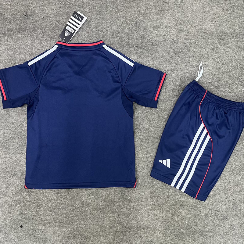 25-26 Lyon Away Kids Soccer Jersey