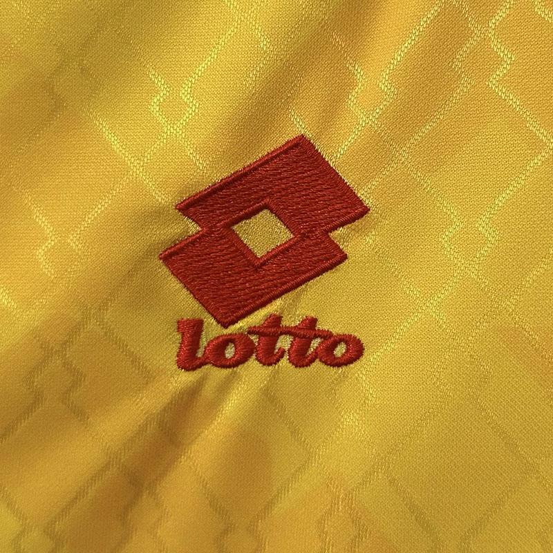 1995-1996 ACM Away Yellow Retro Soccer Jersey