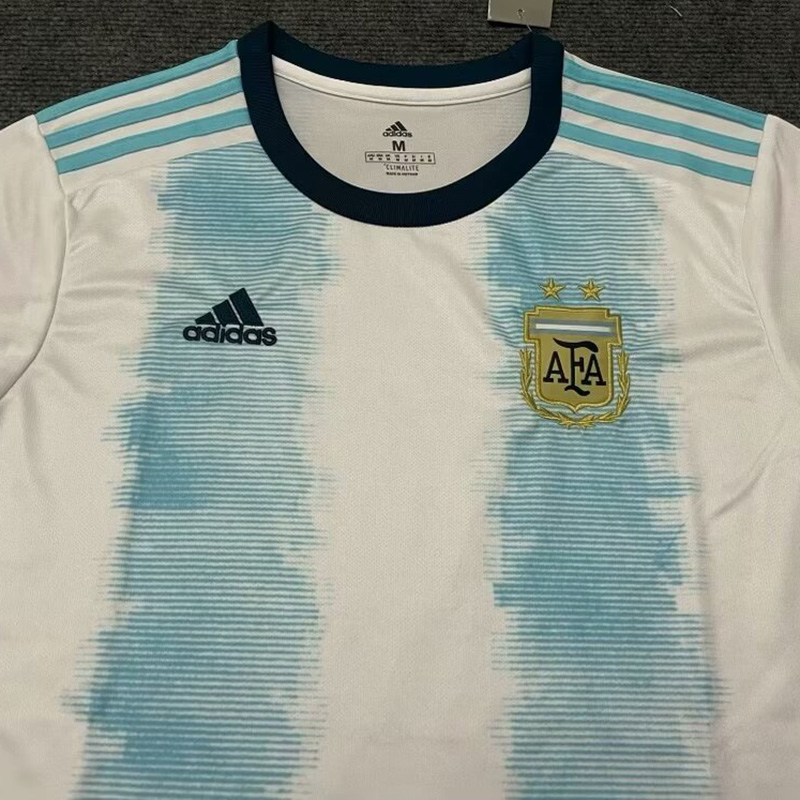 2019 Argentina Home Retro Soccer Jersey