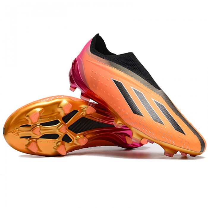 X Speedportal + FG Soccer Shoes-Orange/Black-8534552