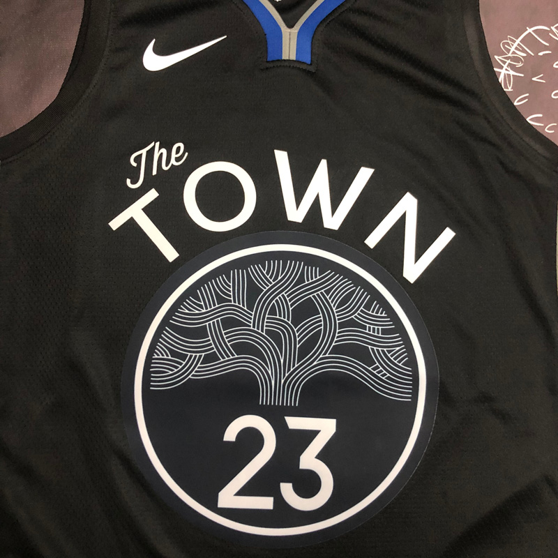 2020 Warriors GREEN #23 Black Grey Top Quality ...