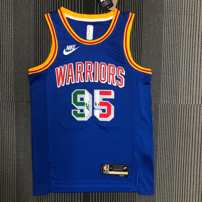 Warriors TOSCANO #95 'Mexico' Blue 75th Anniver...