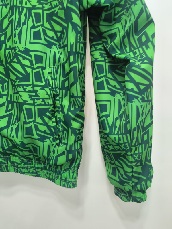 24-25 Mexico Green & Grey Double Sided Windbreaker (双面风衣)