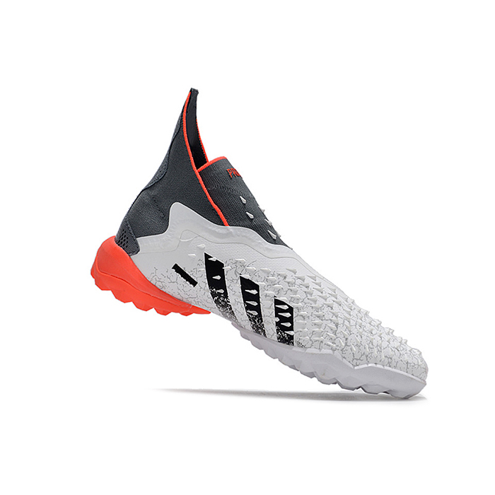 PREDATOR FREAK .1 TF High Soccer Shoes-Gray/Black-4510104