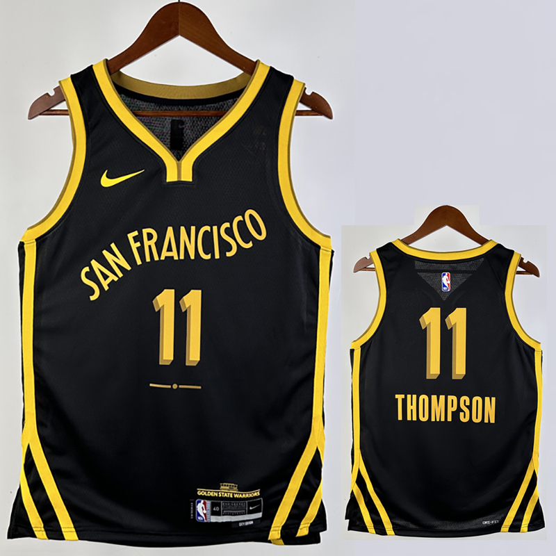 23-24 WARRIORS THOMPSON #11 Black City Edition ...