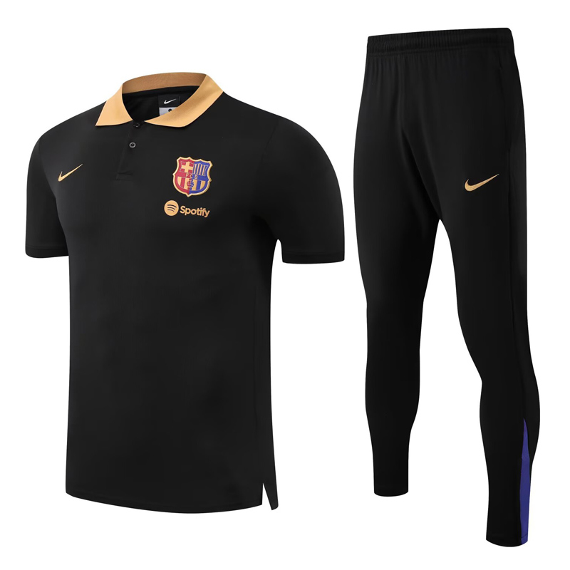 25-26 BAR Black Polo Tracksuit