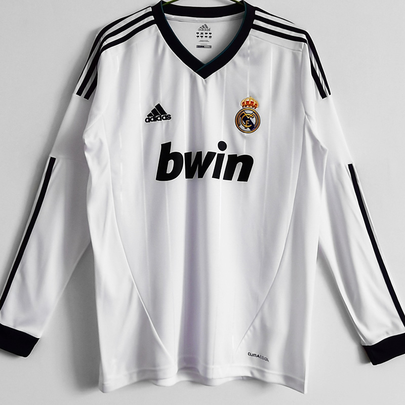2012-2013 RMA Home Long Sleeve Retro Soccer Jer...