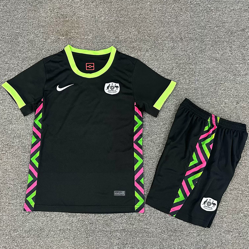 25-26 Australia Away Kids Soccer Jersey
