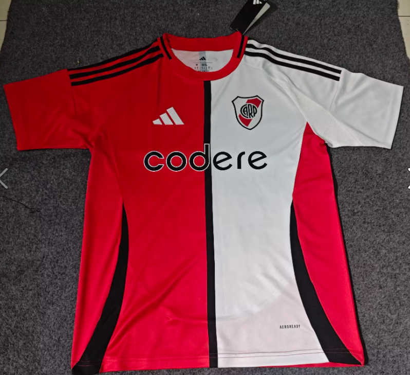 25-26 River Plate Home  Fans Soccer Jersey