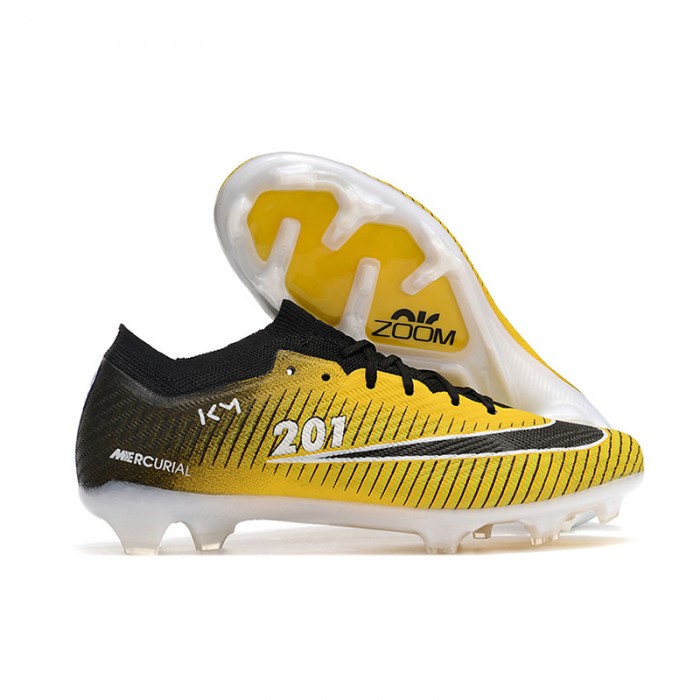 Air Zoom Mercurial Superfly IX Elite FG Soccer Shoes-Yellow/Black-8147364