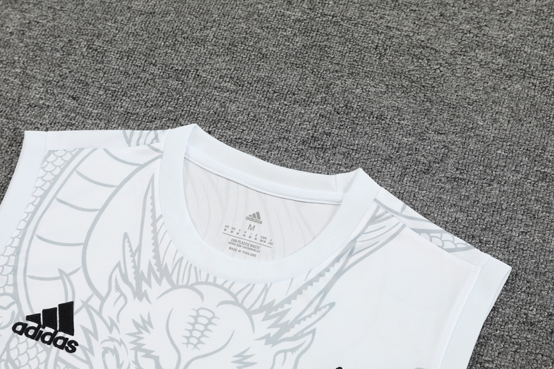 24-25 RMA White Tank top and shorts suit #龙