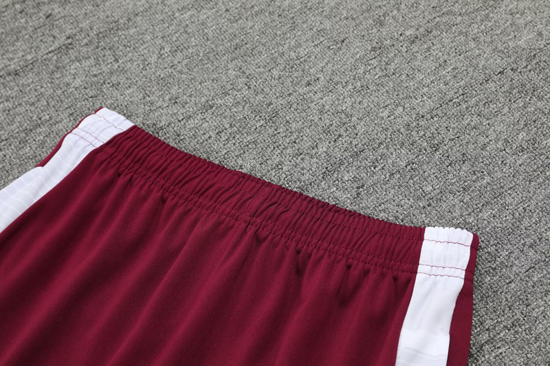 24-25 Bayern Deep Red Half Pull Tracksuit (半拉链)