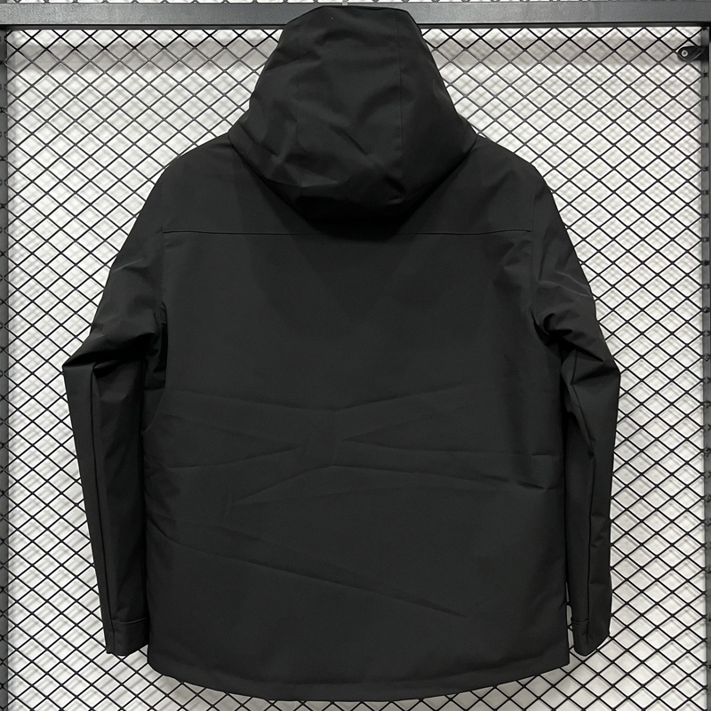 24-25 PSG Jordan Cotton Thickened warm Black Outdoor Jackets #A805加棉冲锋衣