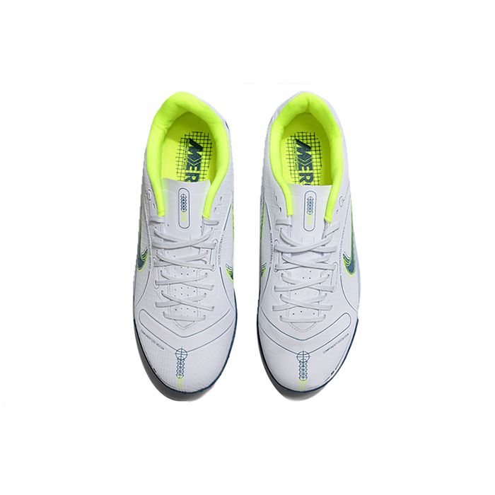 Vapor 14 Academy TF Soccer Shoes-White/Navy Blue-8849604