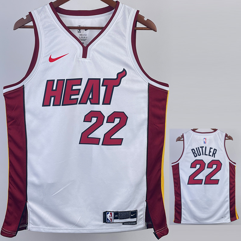 22-23 HEAT BUTLER #22 White Top Quality Hot Pre...