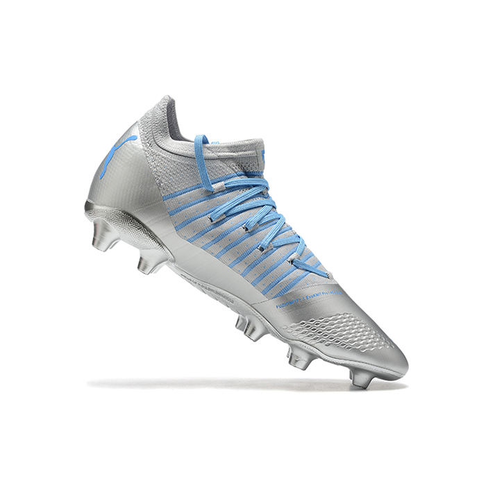 Neymar Future Z 1.3 Teazer FG Soccer Shoes-Silver/Blue-5369189