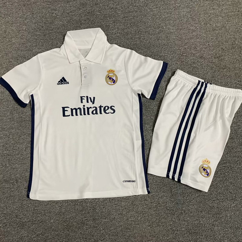 2016-2017 RMA Home Kids Retro Soccer Jersey