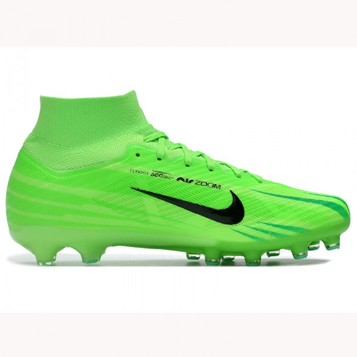Air Zoom Mercurial Superfly IX Elite AG Soccer Shoes-Green/Black-3581555