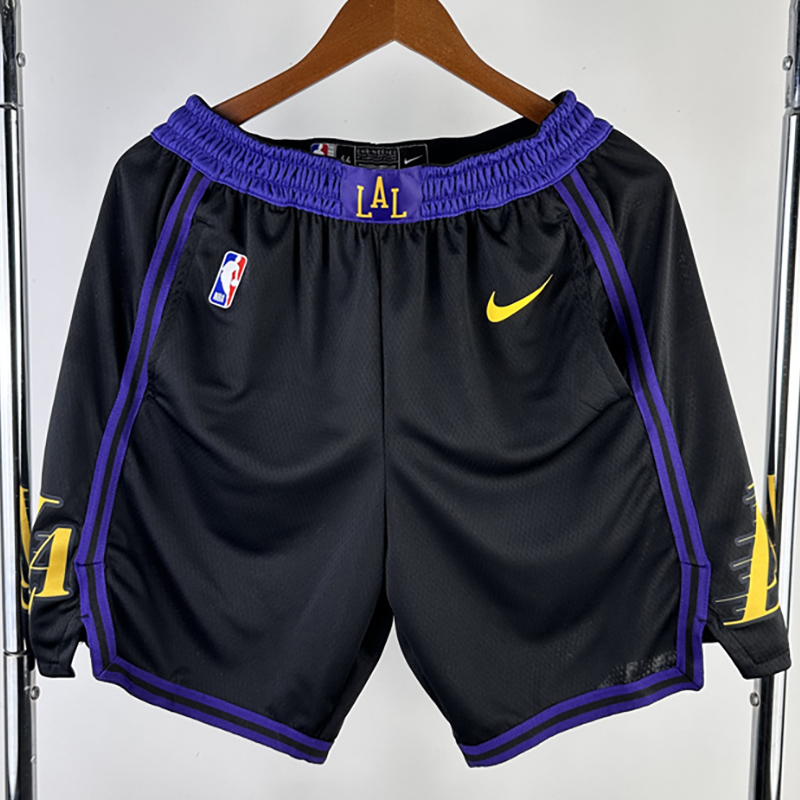 23-24 LAKERS Black City Edition Top Quality NBA...