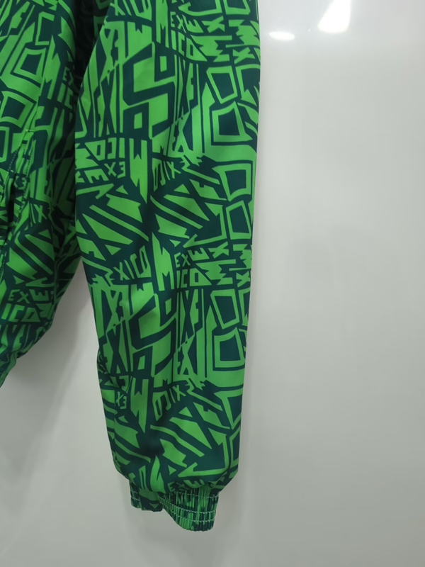 24-25 Mexico Green & Grey Double Sided Windbreaker (双面风衣)