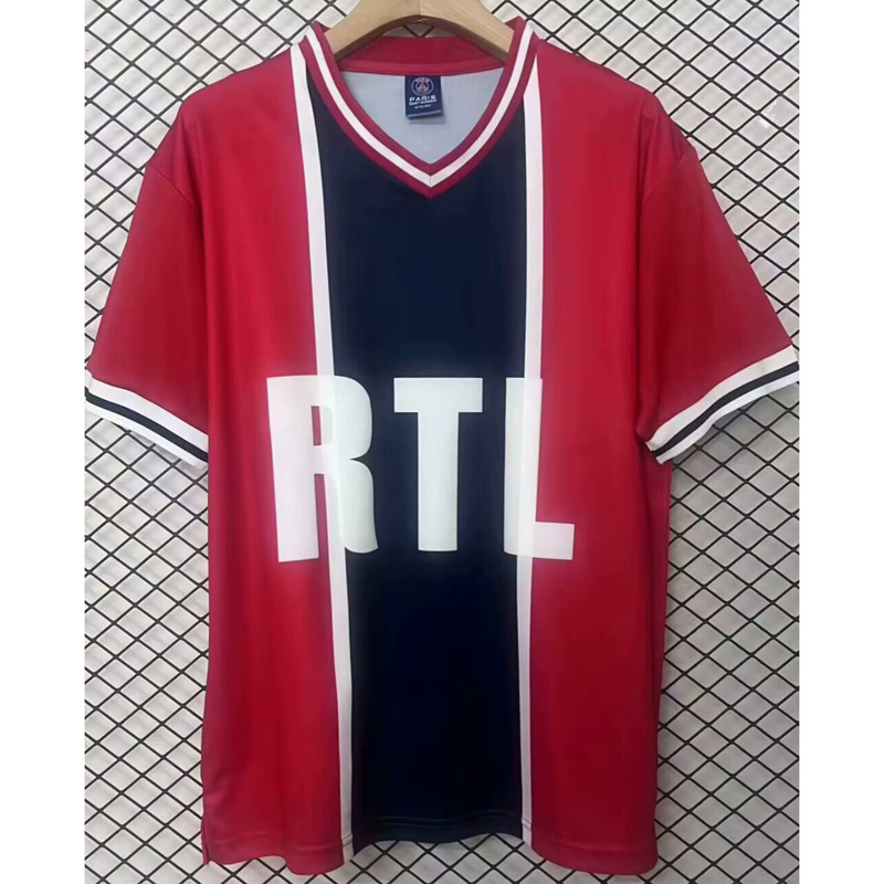 1975 PSG Paris Away #11 RTL Retro Soccer Jersey