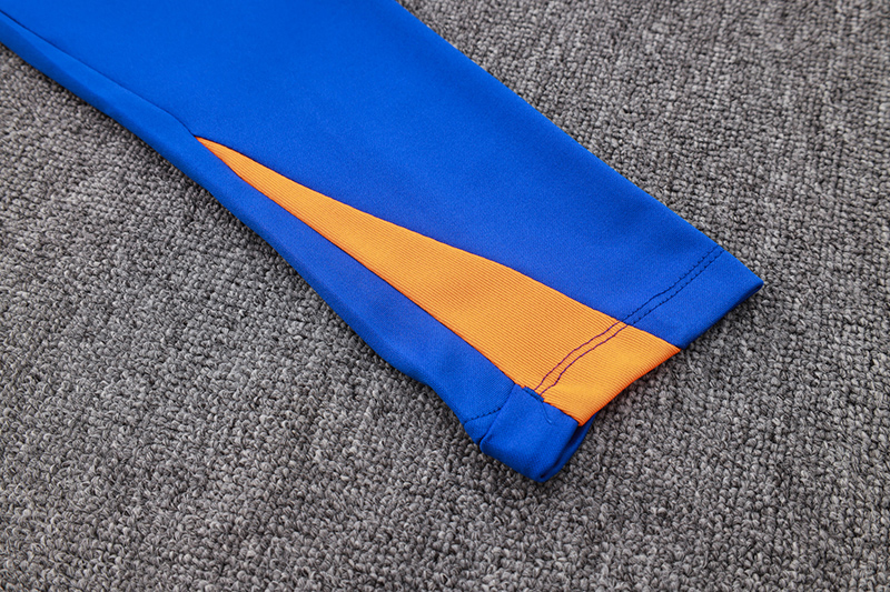 24-25 Netherlands Fancy Blue Half Pull Tracksuit (半拉链)