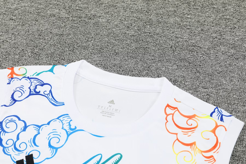 24-25 RMA White Tank top and shorts suit #彩龙