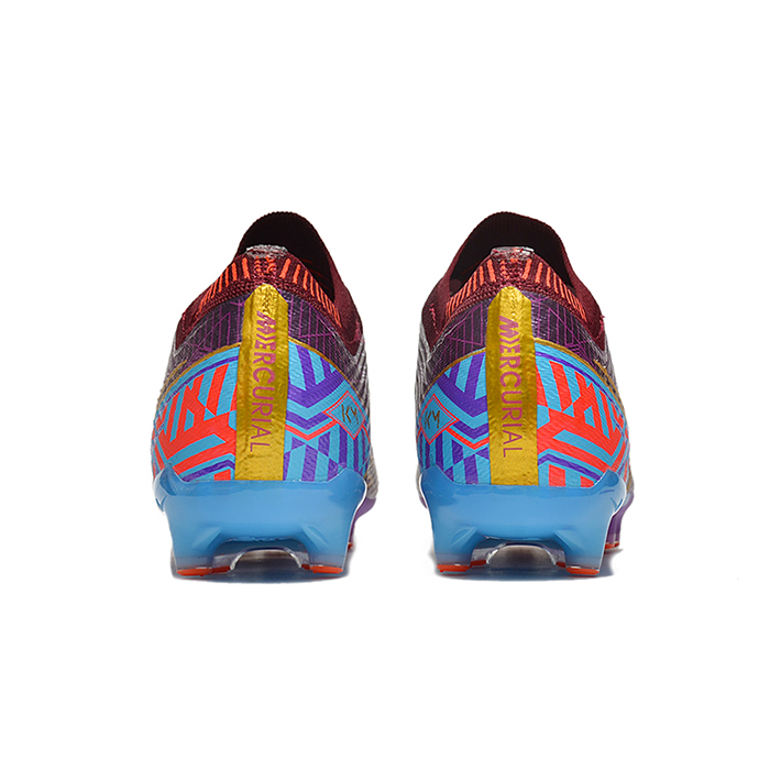 Mbappé Air Zoom Mercurial Vapor XV Elite AG Soccer Shoes-Wine Red/Blue-1527440