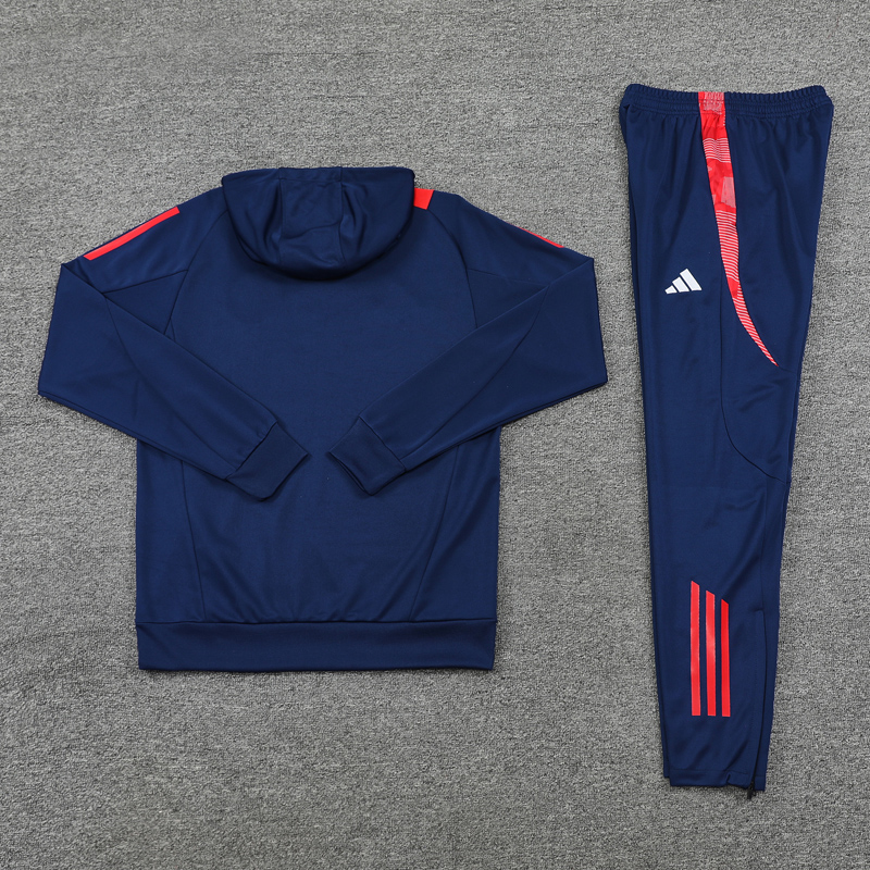 24-25 ManUtd Royal blue Hoodie Tracksuit (卫衣套装)