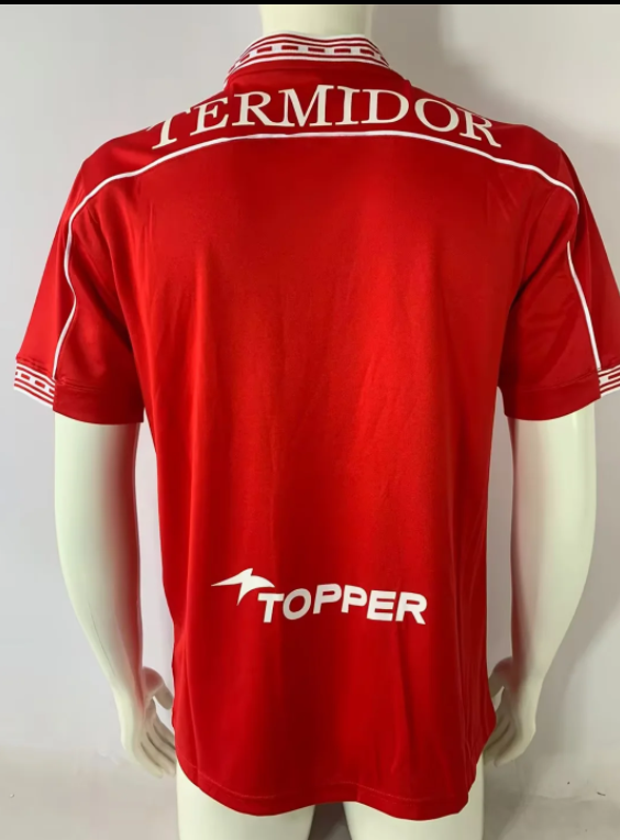 1999-2000 CA Independiente Red Retro Soccer Jersey