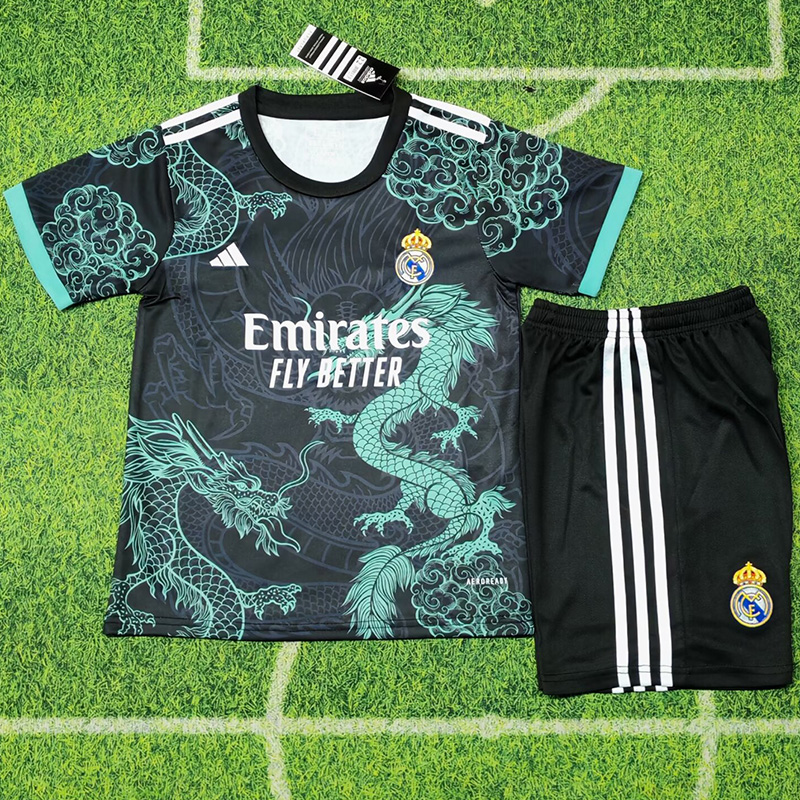 25-26 RMA Black Green Special Edition Kids Training