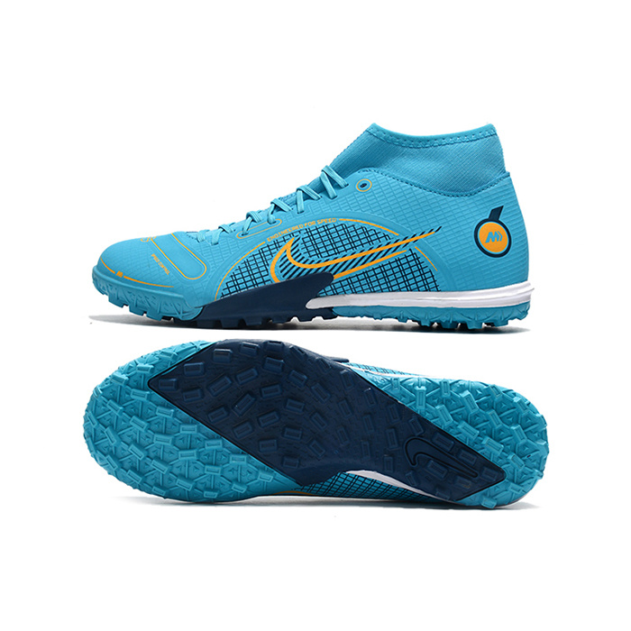 Vapor 14 Academy TF Soccer Shoes-Blue/Yellow-1926042