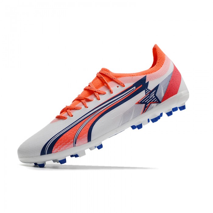 Ultra Ultimate MG Soccer Shoes-White/Red-6450122