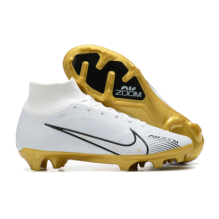 Air Zoom Mercurial Superfly IX Elite FG Lucent Pack High Soccer Shoes-White/Yellow-9629209