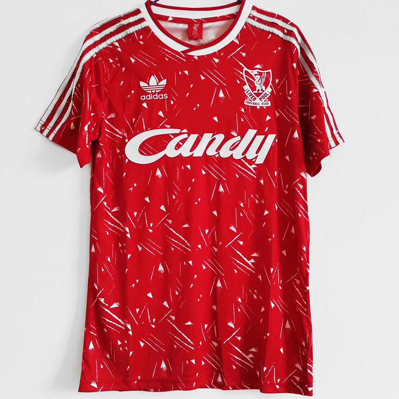 1989-1991 LIV Home Retro Soccer Jersey