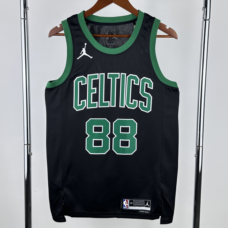 22-23 Celtics QUETA #88 Black Top Quality Hot Pressing NBA Jersey (Trapeze Edition) 飞人版