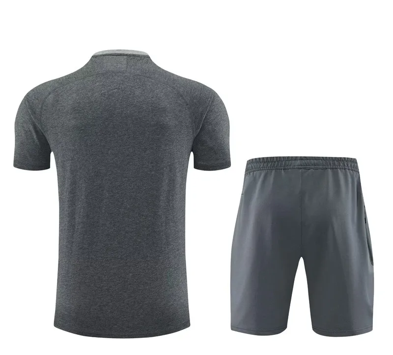 2024 NK Grey Training Short Suit (100%Cotton)