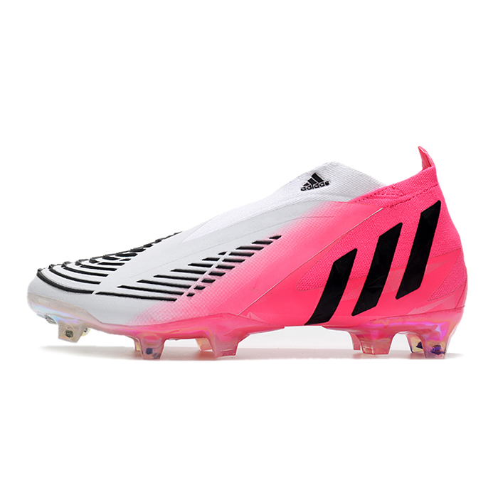 Predator Edge Geometric+ FG Soccer Shoes-White/Pink-4041966