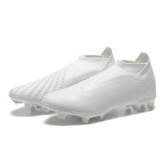 PREDATOR ACCURACY+ FG BOOTS Soccer Shoes-All White-2473401