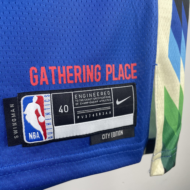 22-23 BUCKS LILLARD #0 Blue City Edition Top Qu...