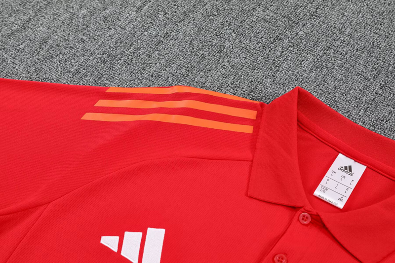 25-26 Bayern Red Polo Tracksuit
