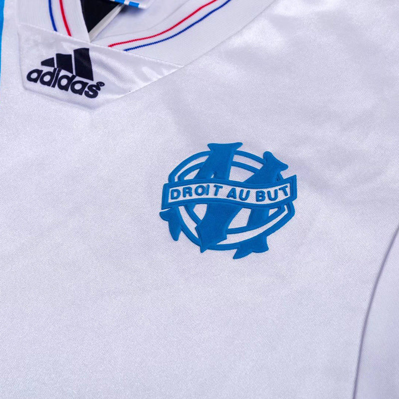 1992-1993 Marseille Home Retro Soccer Jersey