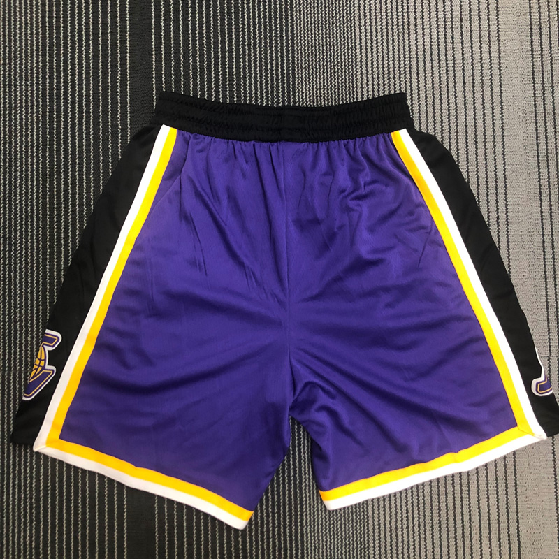 20-21 LAKERS Purple Top Quality NBA Pants (Trap...