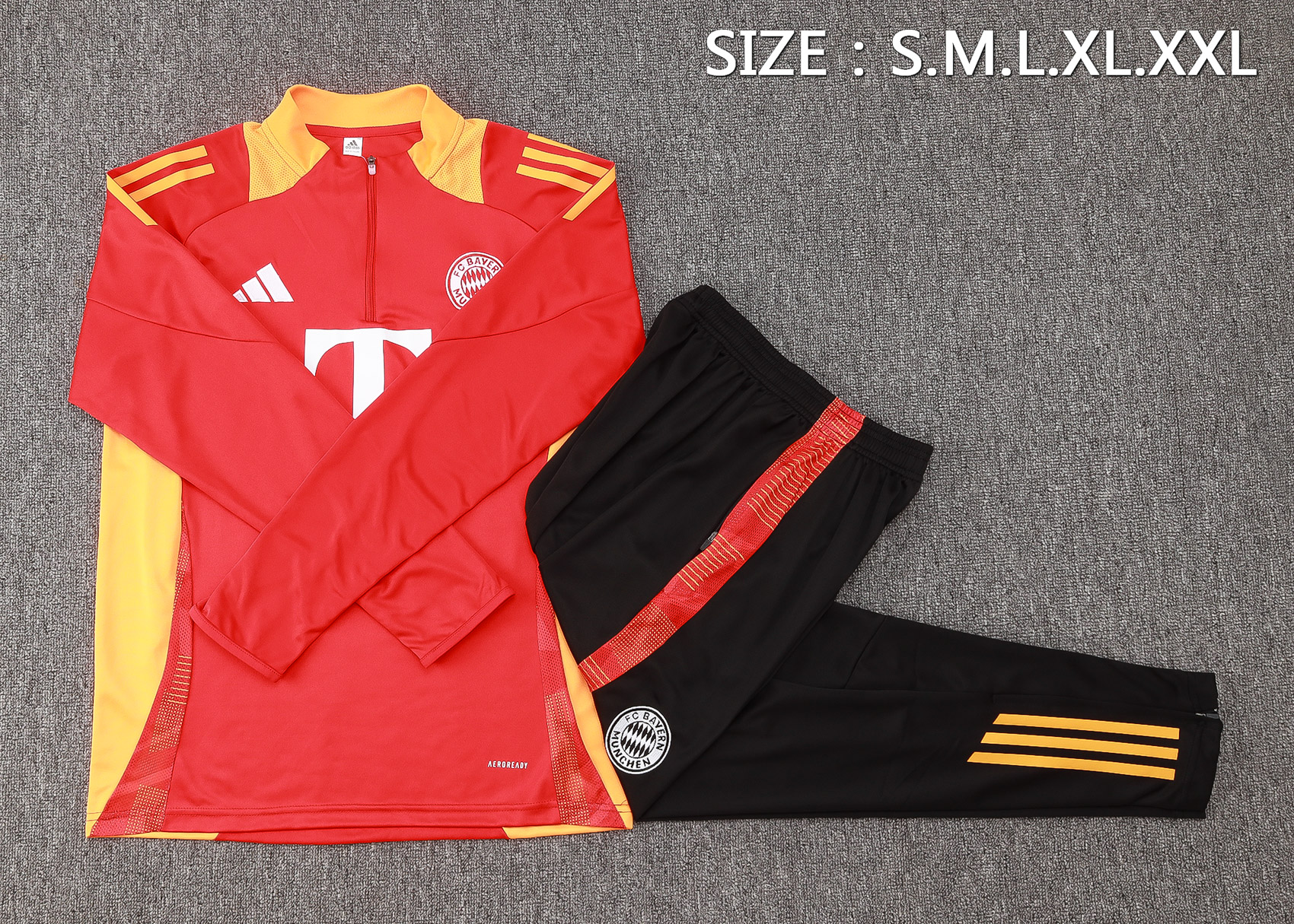 24-25 Bayern High Quality Half Pull Tracksuit