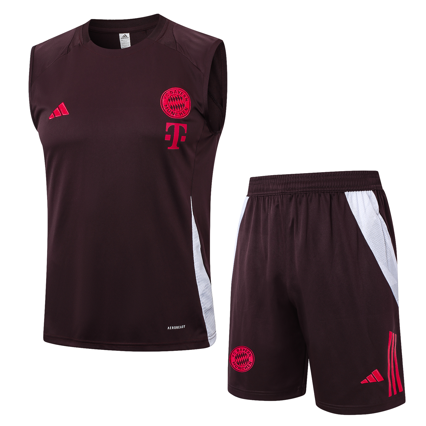 24/25  Bayern Munich Red  Brown 1:1 Quality Training Vest（A-Set）