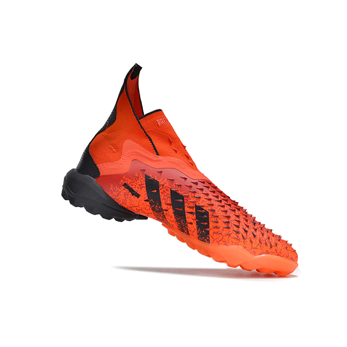PREDATOR FREAK .1 TF High Soccer Shoes-Red/Black-6541683