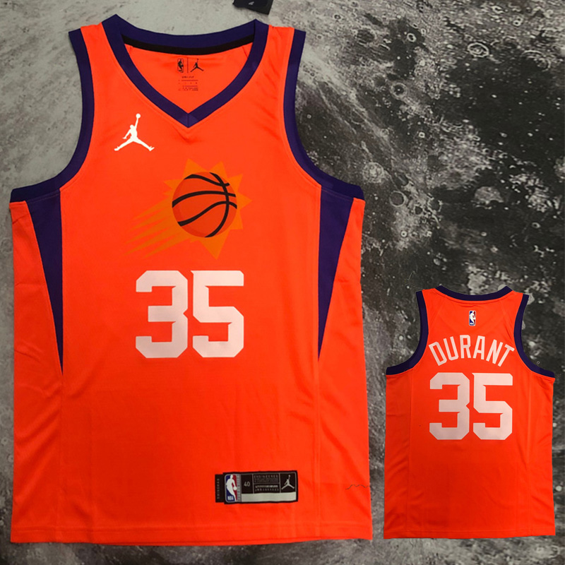 SUNS DURANT #35 Orange Top Quality Hot Pressing...